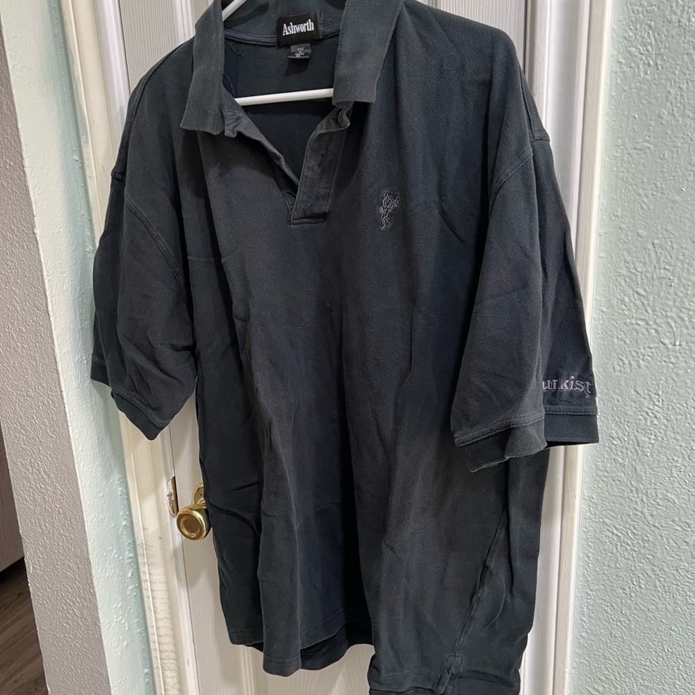 Ashworth Men's Black Polo Shirt